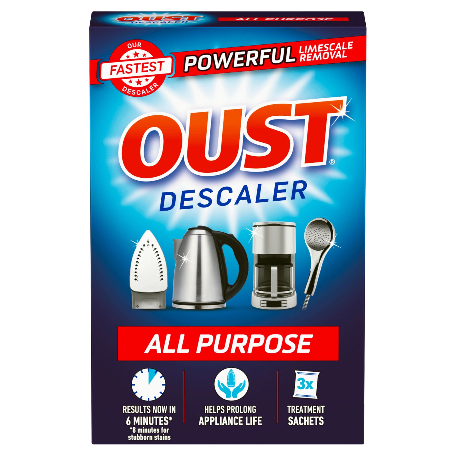 Oust All Purpose Descaler (3 Sachets ) Oust All Purpose Descaler (3 Sachets )